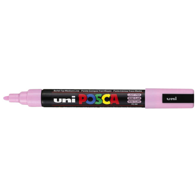 Verfstift Posca PC5M medium lichtroze