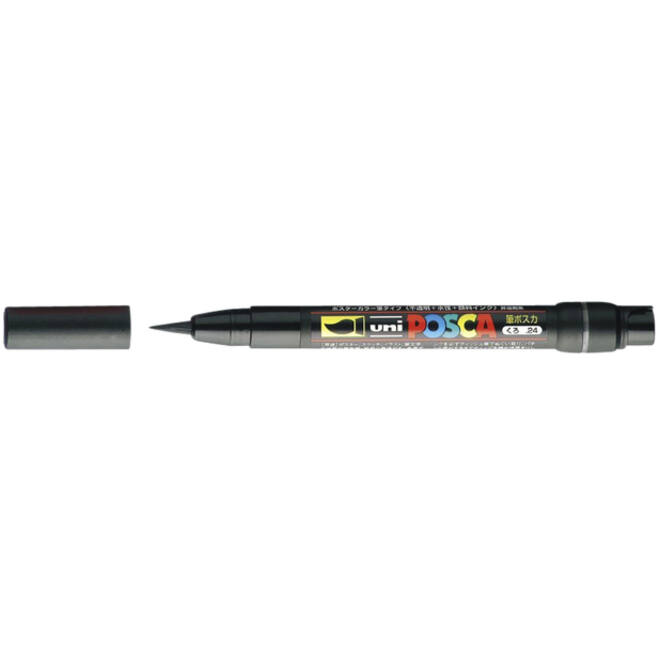 Brushverfstift Posca PCF350 1-10mm zwart