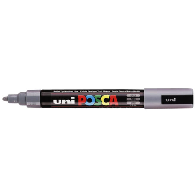 Verfstift Posca PC5M medium grijs