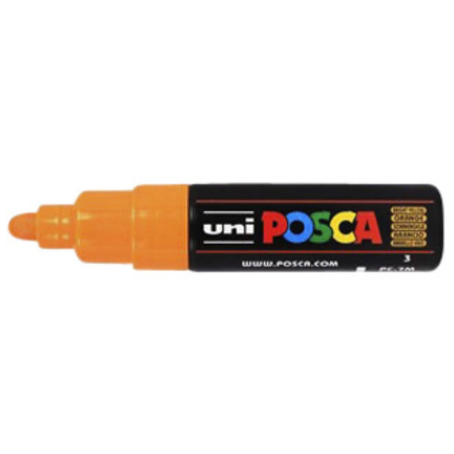 Paintmarker Uni POSCA PC7M breed oranje