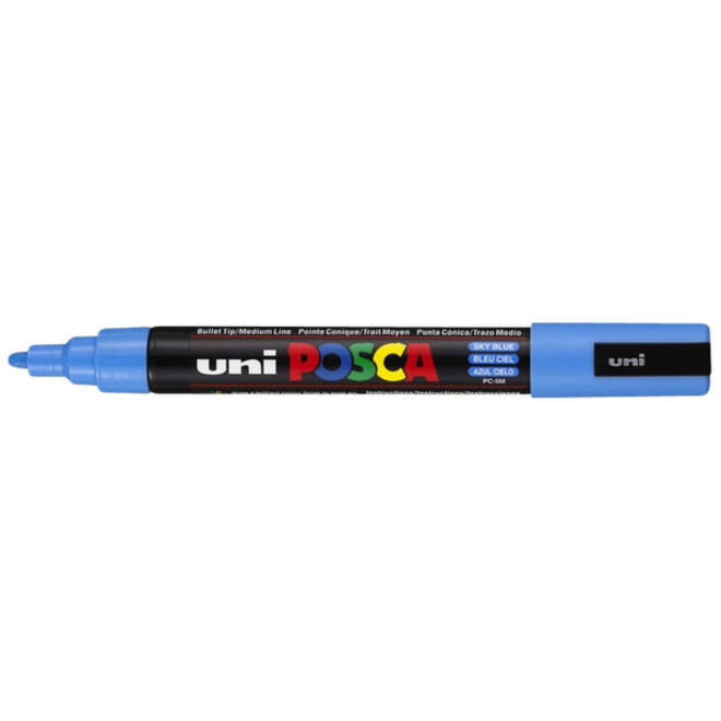 Verfstift Posca PC5M medium hemelsblauw