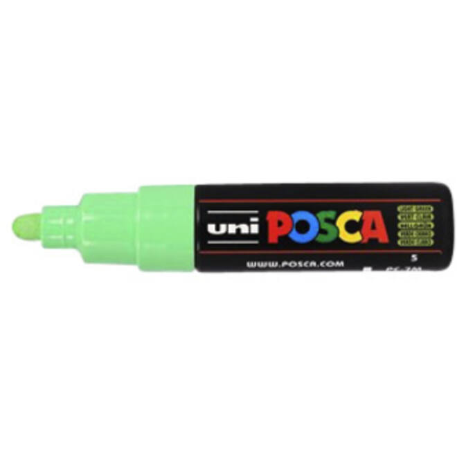 Verfstift Posca PC7M breed lichtgroen