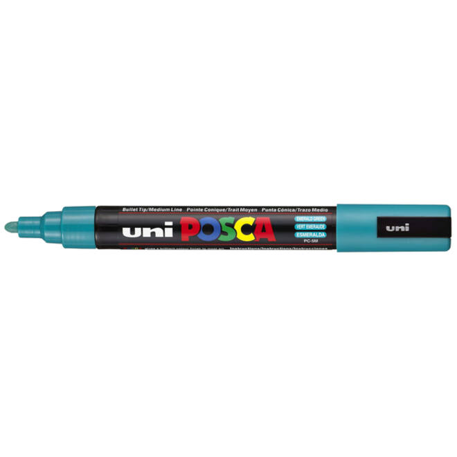 Verfstift Posca PC5M medium smaragdgroen