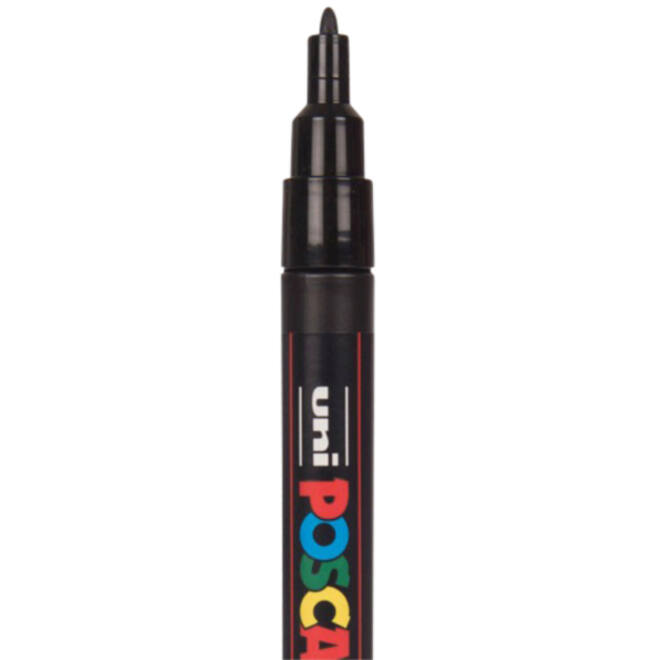 Verfstift Posca PC3M fijn assorti set à 8 stuks