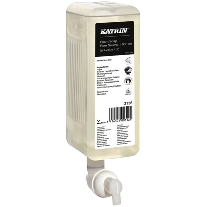 Handzeep Katrin Foam Clean 1000ml 3136