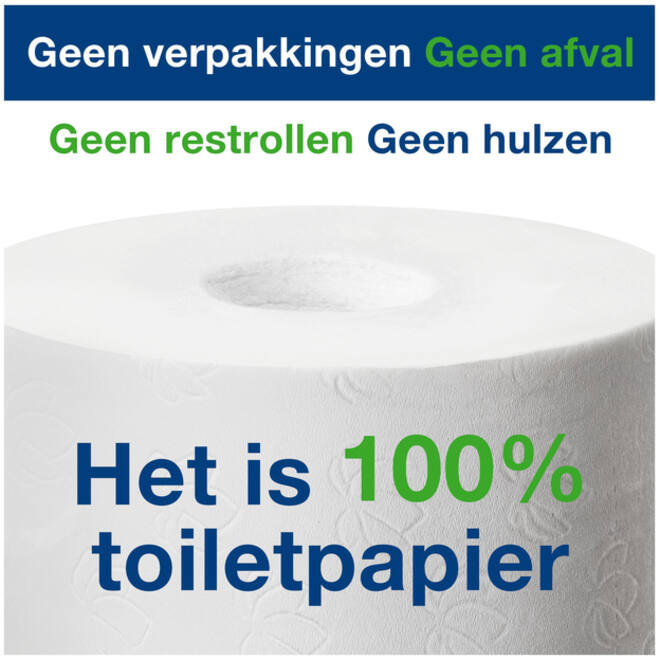 Toiletpapier Tork T7 hulsloos advanced mid-size 2-laags 900vel wit 472199