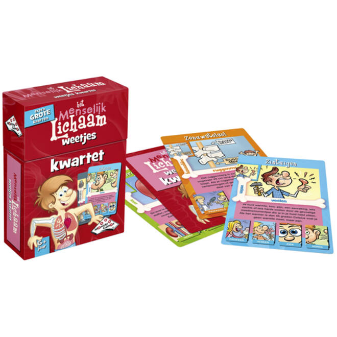 Menselijk lichaam weetjes kwartet
