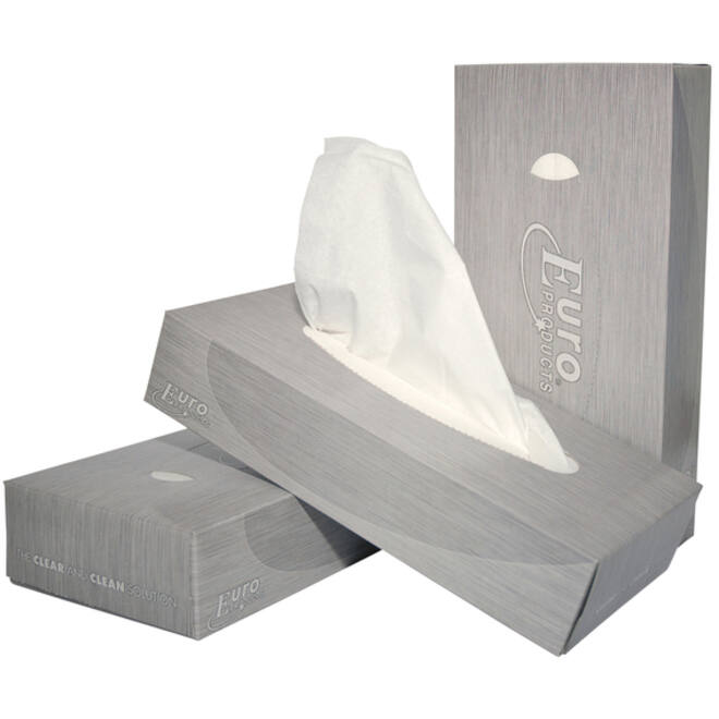 Facial tissue Euro Products 2l wit 140040