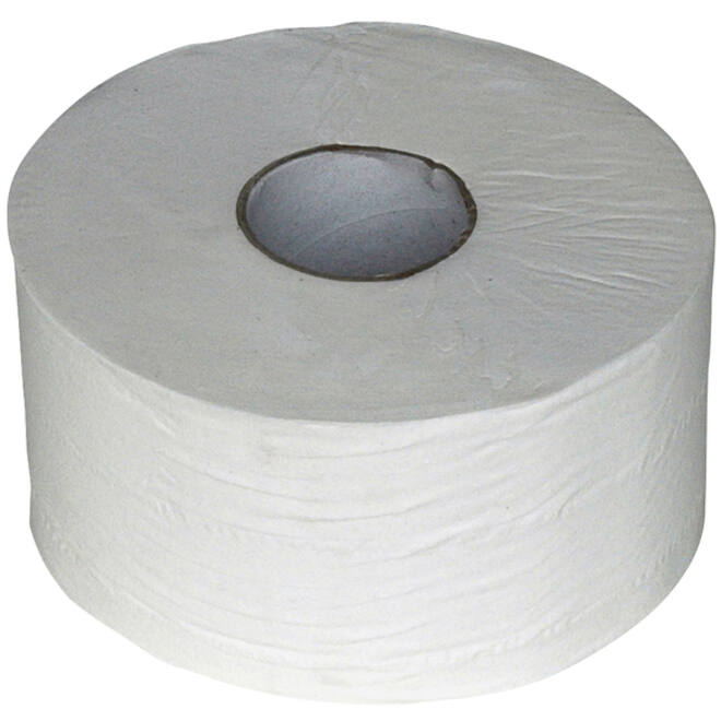 Toiletpapier Euro Products Q5 mini jumbo 2l 180m wit 240018
