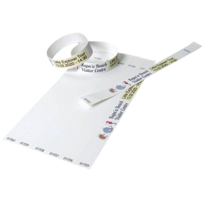 Tekststempel Colop E-Mark polsbandjes 19mm x 250mm 100st