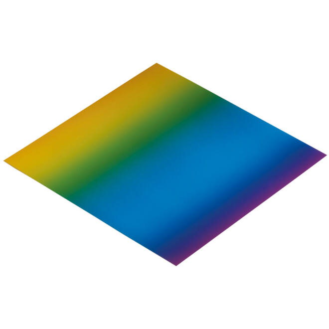 Vouwblaadjes Folia 100gr 15x15cm 100 vel regenboog