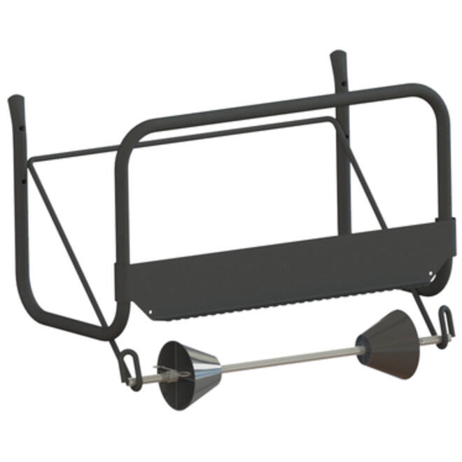 Poetspapierdispenser Euro Products M1 muurstandaard RVS 438304