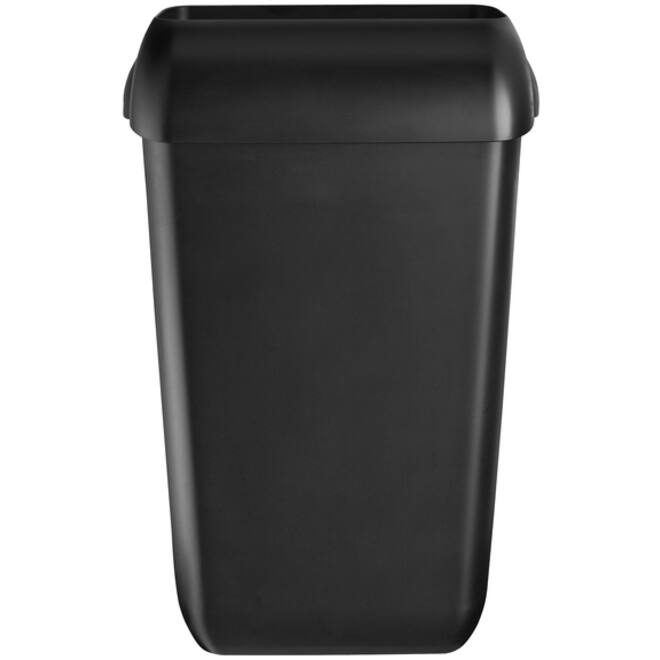 Afvalbak QuartzLine Q26 open inworp 23 liter zwart 441452D