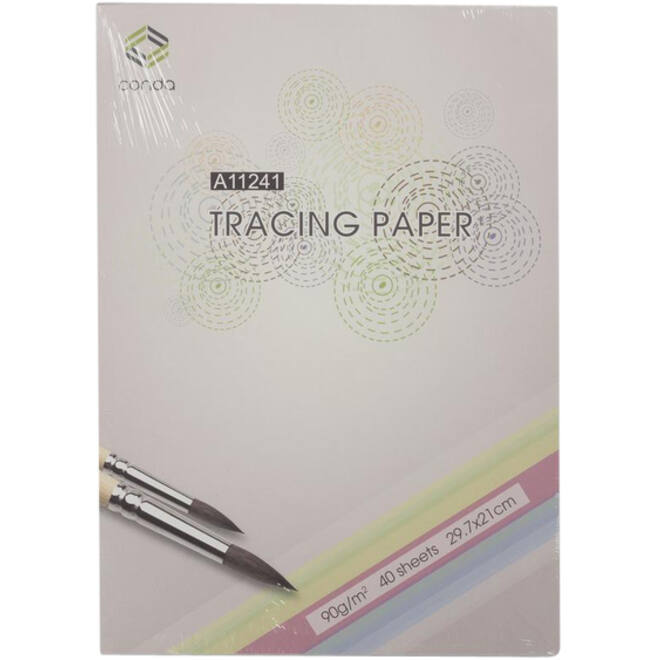 Overtrekpapier Conda A4 90 gr transparant