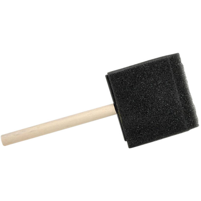 Foambrush Conda 1.5 40 mm 12 stuks hout
