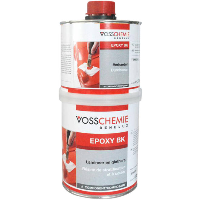 Epoxy-BK Voss hars 1kg + verharder