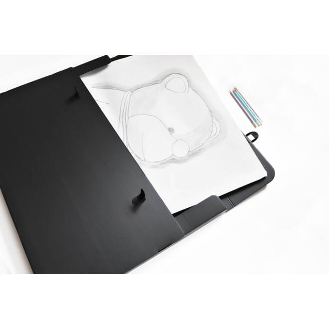 Tekenkoffer Favorit Every Line 735x520x50mm zwart
