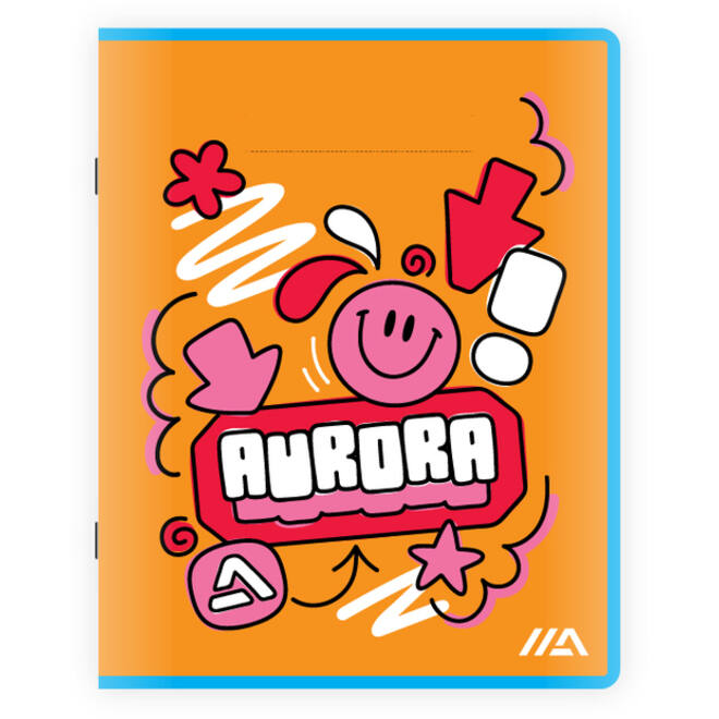 Schrift Aurora A5 lijn 200 pagina's 60gr