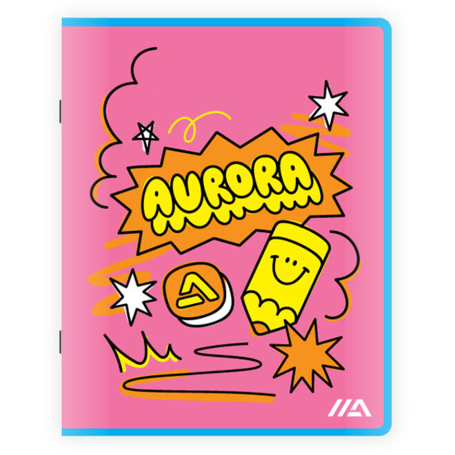 Schrift Aurora A5 lijn 200 pagina's 60gr