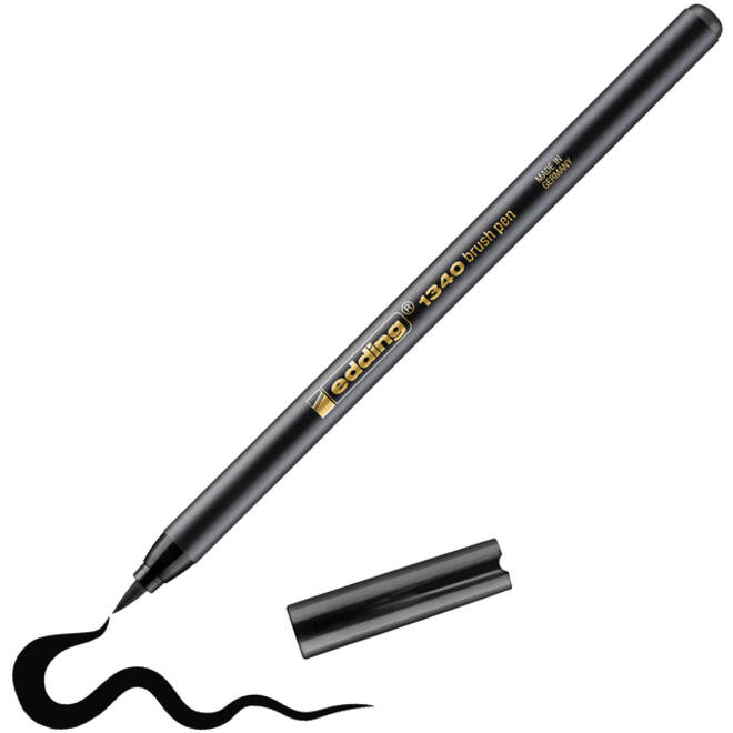 Brushpen edding 1340 zwart