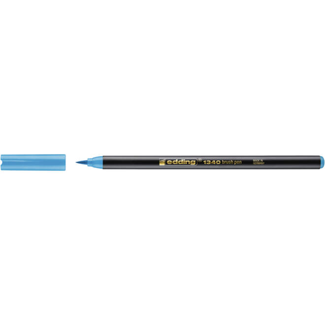 Brushpen edding 1340 azuurblauw
