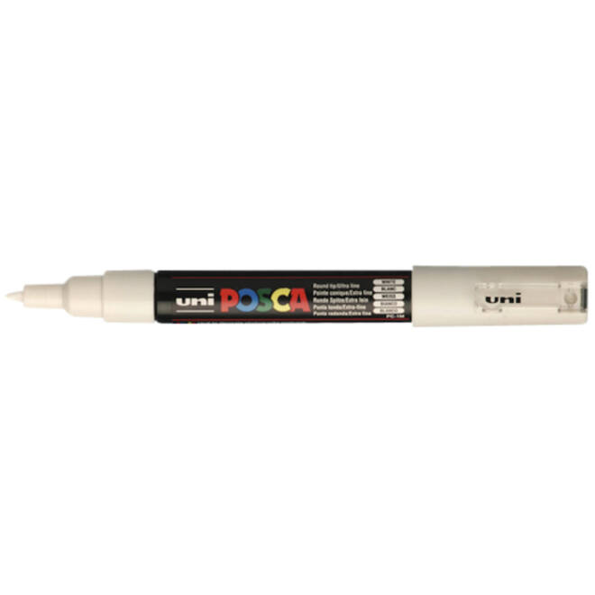 Verfstift Posca PC1MC extra fijn wit