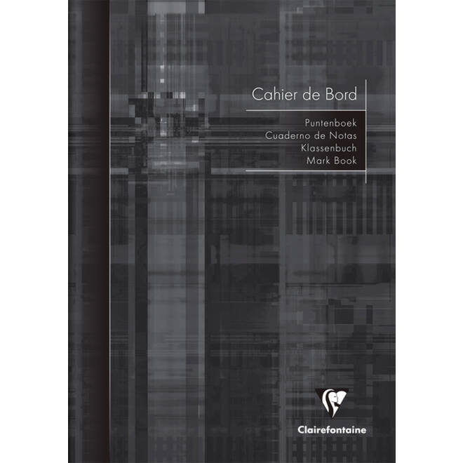 Puntenboek leraren Clairefontaine A4 72 pagina's 110gr meertalig assorti