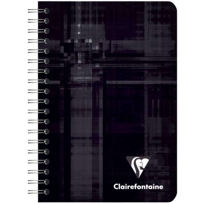Notitieboek Clairefontaine A7+ 95x140 ruit 5x5 100blz 90gr assorti