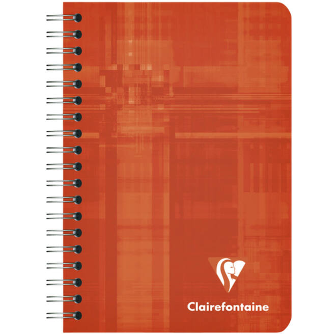 Notitieboek Clairefontaine A7+ 95x140 ruit 5x5 100blz 90gr assorti