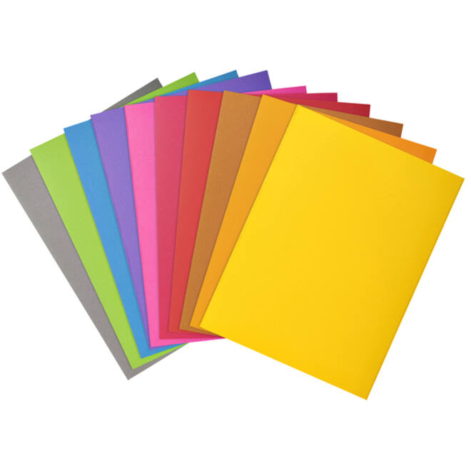 Vouwmap Exacompta ROCK'S A4 80g assorti