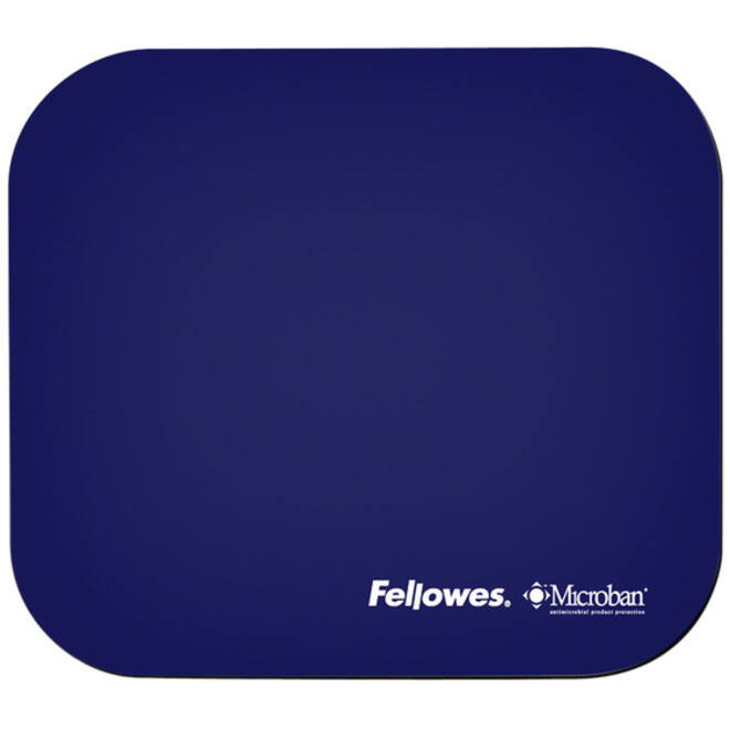 Muismat Fellowes Microban antibacterieel blauw