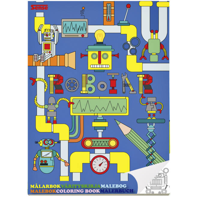 Kleurboek Haza Sense Robot
