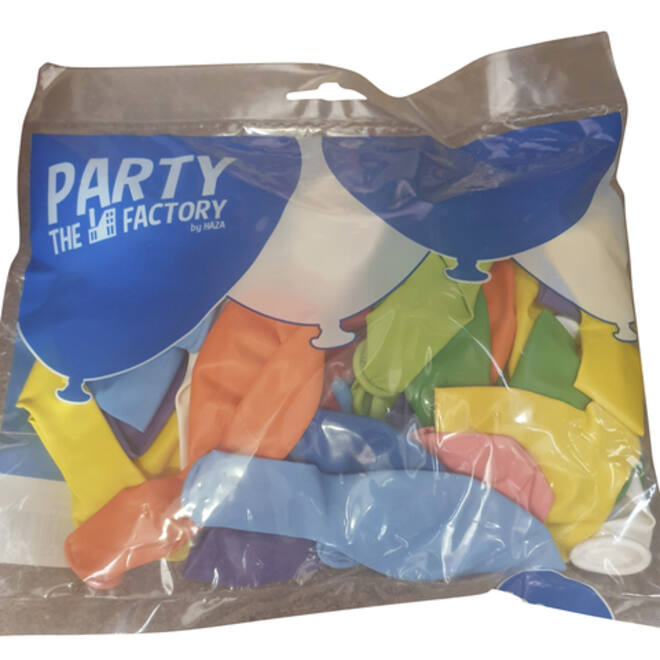 Ballonnen uni assortiment 50 stuks 30cm