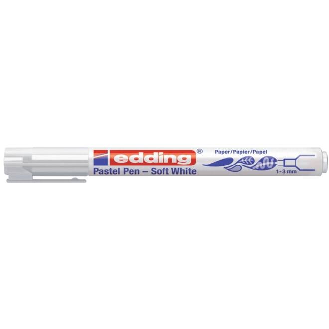 Viltstift edding 1500 soft wit