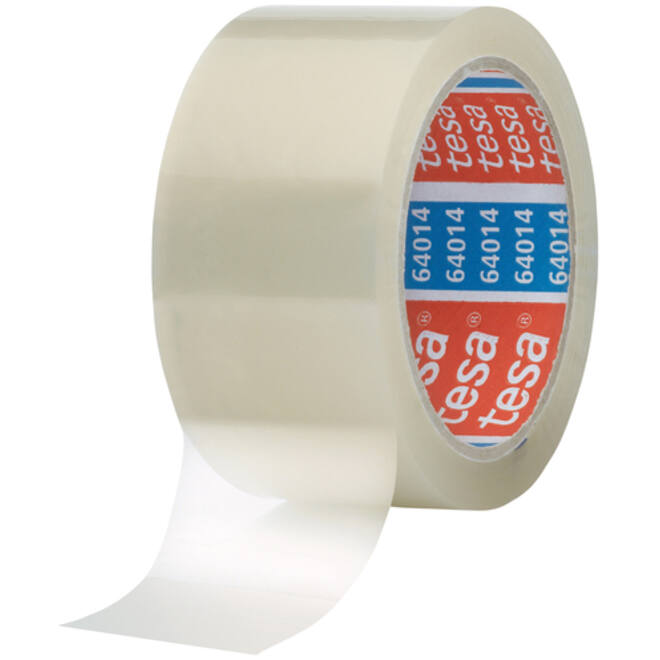 Verpakkingstape Tesa 64014 50mmx66m bruin PP