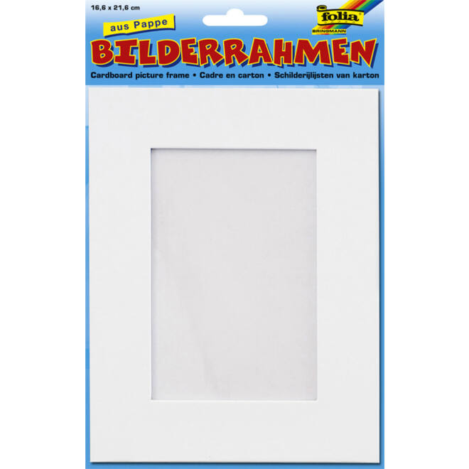 Fotoframe Folia 166x216mm karton wit