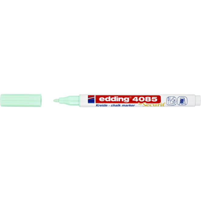 Krijtstift edding 4085 by Securit rond 1-2mm pastel groen