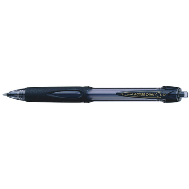 Balpen Uni-ball Powertank medium zwart