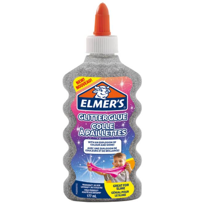 Kinderlijm Elmer's glitter zilver