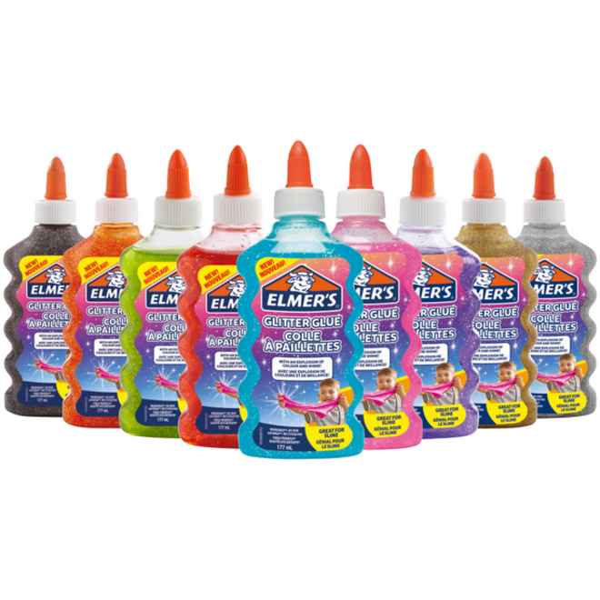 Kinderlijm Elmer's glitter zilver