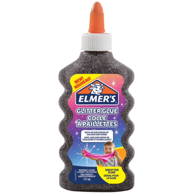Kinderlijm Elmer's glitter zwart