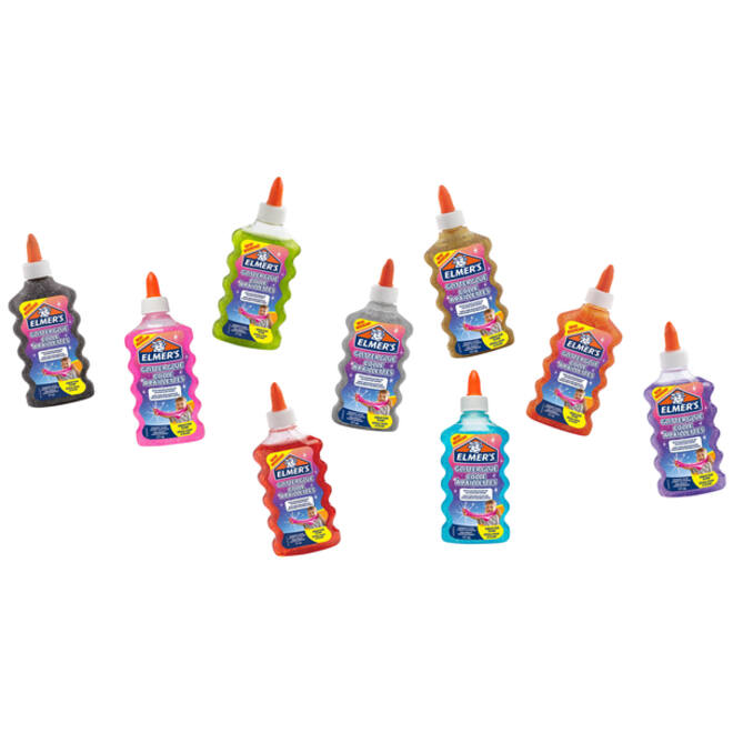 Kinderlijm Elmer's glitter zwart