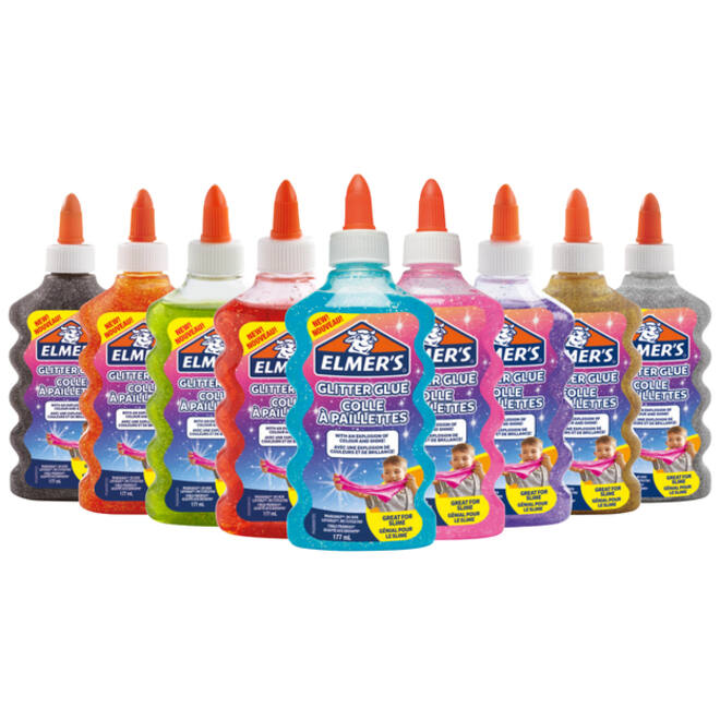 Kinderlijm Elmer's glitter zwart