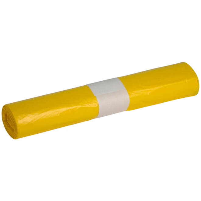 Afvalzak Powersterko HDPE T25 70x110cm 120L geel