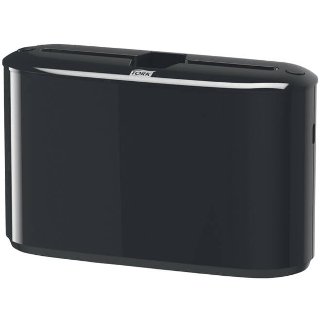 Handdoekdispenser Tork Xpress H2 Multifold Countertop Elevation zwart 552208
