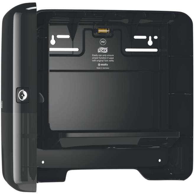 Handdoekdispenser Tork Xpress Mini H2 multifold zwart 552108