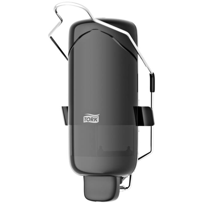 Zeepdispenser Tork S1 Elevation korte beugel 1000ml zwart 560109