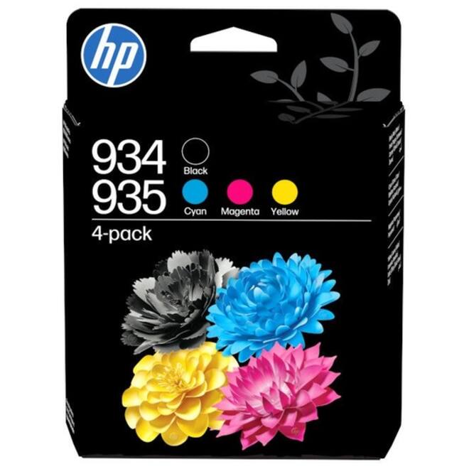 Inktcartridge HP 6ZC72AE 934/935 zwart + 3 kleuren