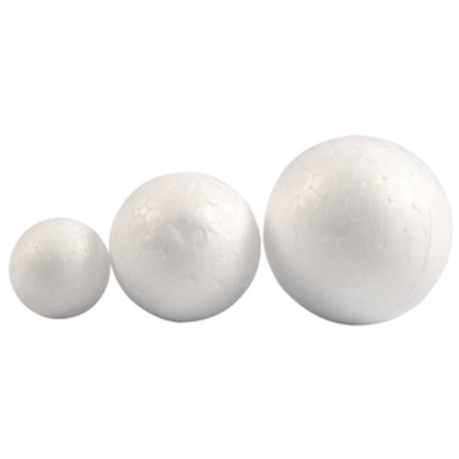 Bal Creativ Company styropor 20-30-40mm 12 stuks wit