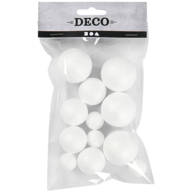 Bal Creativ Company styropor 20-30-40mm 12 stuks wit